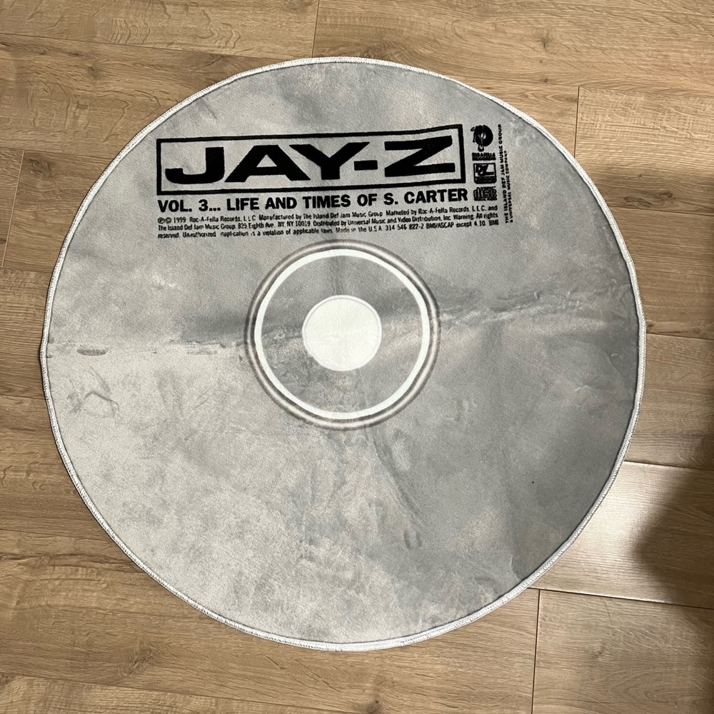 Jay-Z Life and Times of S. Carter Rug